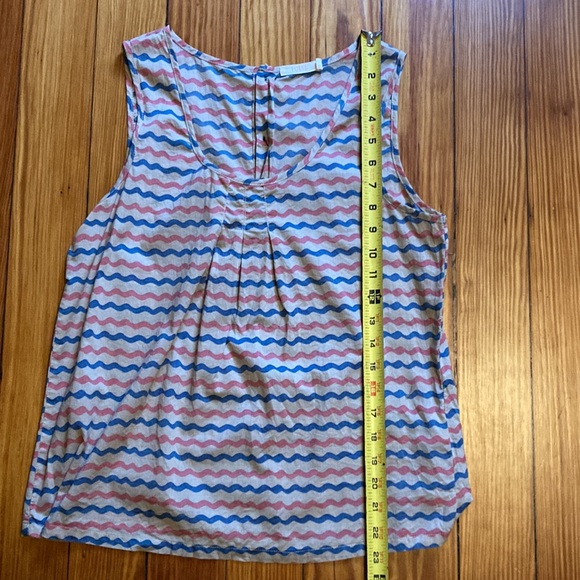 Tulle by Anthropologie squiggle stripe top, size small - Picture 10 of 12